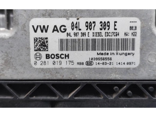 Блок управления двигателя 04L907309E, 0281019175   Volkswagen Golf Cross