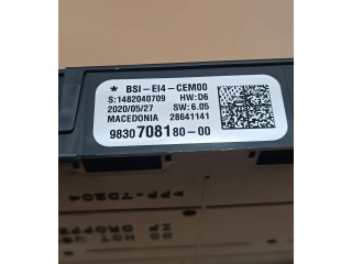 Pojistková skříňka 9830708180, 1482040709 Peugeot 208 2020