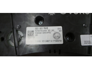 Панель приборов 5E0920751E   Skoda Octavia Mk3 (5E)       