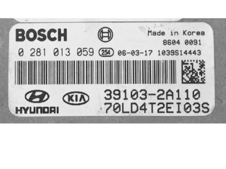 Řídící jednotka 39101-2A100, 0281011877 KIA Cerato 2005