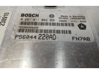 Блок управления двигателя 0281011062, P56044220AD   Jeep Cherokee