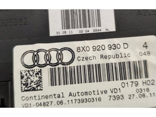 Панель приборов 8X0920930D   Audi A1       