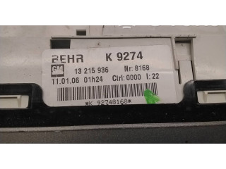 Блок управления климат-контролем K9274, 13215936   Opel Meriva A