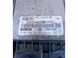 Блок управления двигателя 4M6112A650DB, 0281012531 Mazda 3 I