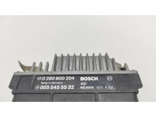 Блок управления двигателя 0280800204, 0055455532 Mercedes-Benz E W124