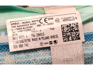 Боковая подушка безопасности 5E0880742 Skoda Octavia Mk3 (5E)