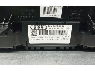 Панель приборов 8U0920930G, 8U0920930J Audi Q3 8U