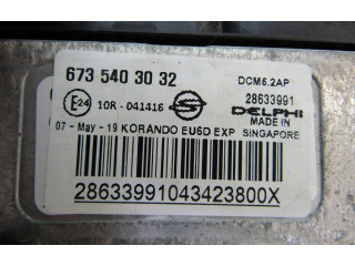 Блок управления двигателем Блок управления 6735403032, 28633991 SsangYong Korando