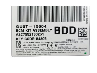 Модуль управления BSM GU5T15604, GU5T15604BDD Ford Fusion II