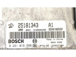 Řídící jednotka 0281016588, 25181343 Chevrolet Captiva 2008