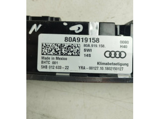 Блок управления климат-контролем 80A919158, 5HB01263322 Audi Q5 SQ5