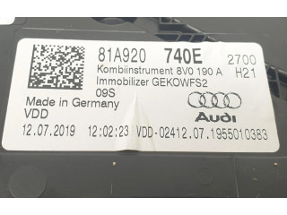 Панель приборов 81A920740E, 81A920740E Audi Q2 -