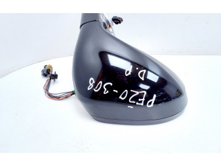 Zpětné zrcátko pravé Peugeot 308 2009  E20206040, 12503410M4  