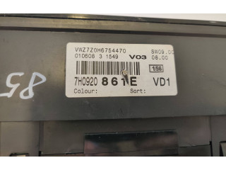 Přístrojová deska Volkswagen Transporter - Caravelle T5 2007 7H0920861E, VWZ7Z0H6754470