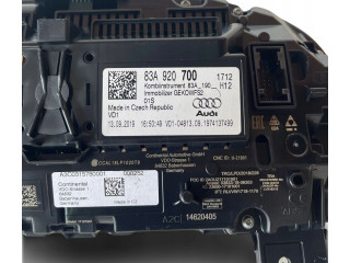 Панель приборов 83A920700 Audi Q3 F3