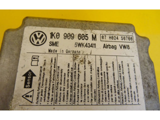 Блок подушек безопасности 1K0909605M, 5WK43411 Skoda Octavia Mk2 (1Z)