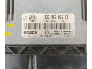 Блок управления двигателя 03G906016CB, 0281011900 Volkswagen Golf SportWagen