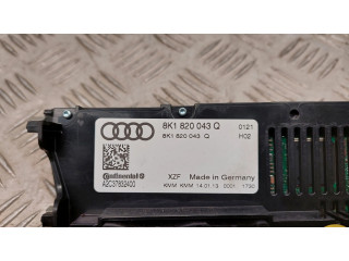 Блок управления климат-контролем 8K1820043Q Audi A4 S4 B8 8K
