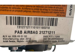 Подушка безопасности пассажира 31271211, 605650100   Volvo V70
