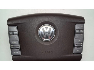 Подушка безопасности водителя 3D0880201BF Volkswagen Phaeton