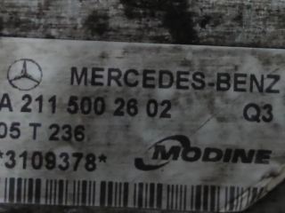 Интеркулер  A2115002602, 05T236   Mercedes-Benz E W211 3.0
