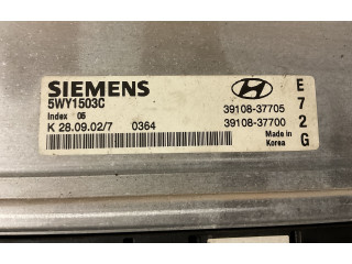 Блок управления двигателя 3910837700, 5WY1503C Hyundai Coupe