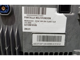 Экран/ дисплей / маленький экран A2129018105   Mercedes-Benz GLK (X204)       
