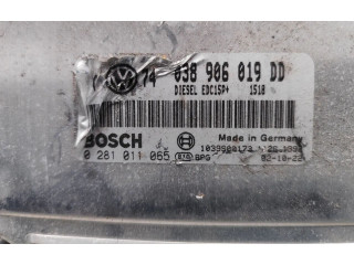 Блок управления двигателя 038906019DD, 0281011065   Volkswagen Golf Cross