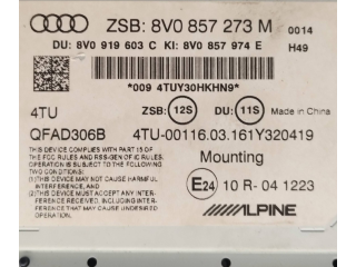 Дисплей 8V0919603C, 8V0857273M Audi A3 S3 8V
