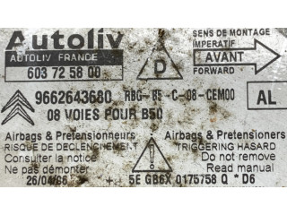 Блок подушек безопасности 9662643680, 603725800   Citroen C4 I