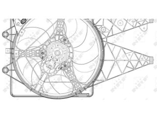 Вентилятор радиатора 51813582, 47203 Alfa Romeo Mito