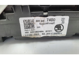 Панель приборов 6V0920740D Skoda Fabia Mk3 (NJ)