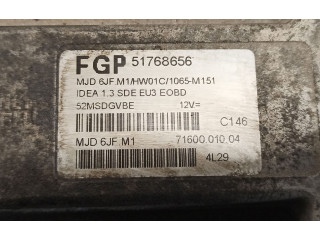 Блок управления двигателя 51768656, 7160001004 Fiat Idea