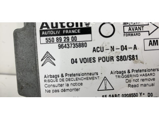 Блок подушек безопасности 9643735880   Citroen Saxo