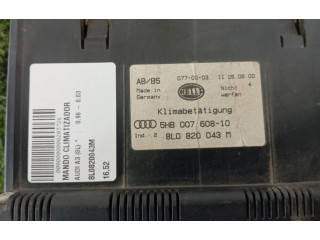 Блок управления климат-контролем 8L0820043M Audi A3 S3 8L