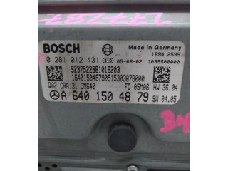 Блок управления 0281012431, A6401504879 Mercedes-Benz A W169