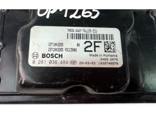 Блок управления двигателем Блок управления 237104328S, 0281036484 Dacia Dokker