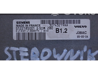 Блок управления двигателя 30743219AA Volvo S40