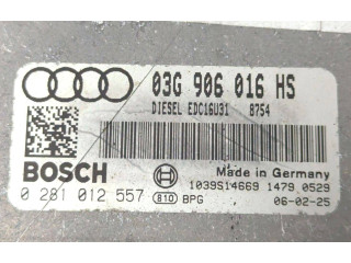 Комплект блоков управления 0281012557, 03G906016HS Audi A6 S6 C6 4F