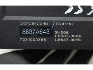 Блок предохранителей 8637A643, 7231000865 Mitsubishi Outlander