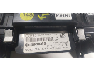 Блок управления климат-контролем 8U0820043FXHA, 8U0820043F Audi Q3 8U