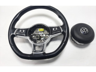 Руль Volkswagen Caddy  2015 - 2020 года 5G0419091, 5G0880201AC      