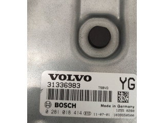 Блок управления двигателя 31336983, 0281018414 Volvo S60