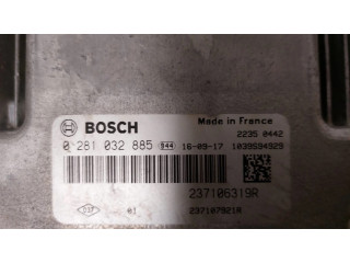 Řídící jednotka 237106319R, 0281032885 Renault Kangoo II 2017