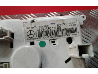 Блок управления климат-контролем A169, 830   Mercedes-Benz A W169