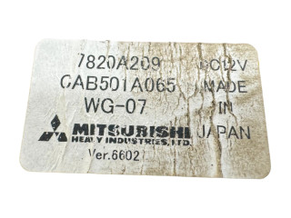 Блок управления климат-контролем 7820A209, CAB501A065 Mitsubishi Lancer VIII