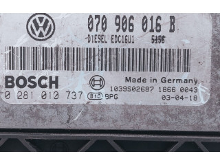 Блок управления двигателя 0281010737, 070906016B   Volkswagen Phaeton