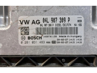 Блок управления двигателя 04L907309P, 0281031483   Skoda Kodiaq