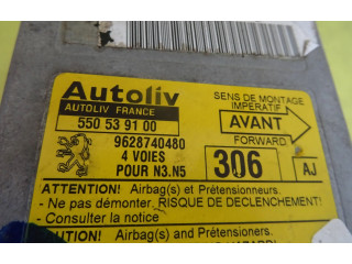 Блок управления надувных подушек 550539100   Peugeot  306   -  года