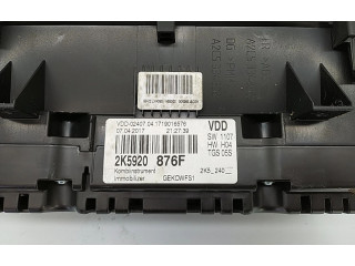 Přístrojová deska  Volkswagen Caddy 2017 2K5920876F  